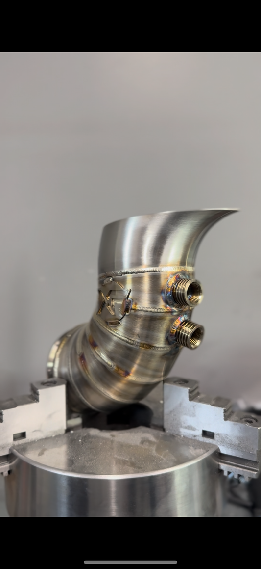 V2 4” Hood Dump Exhaust (Teardrop)-BMW 335i (N54 Engine)