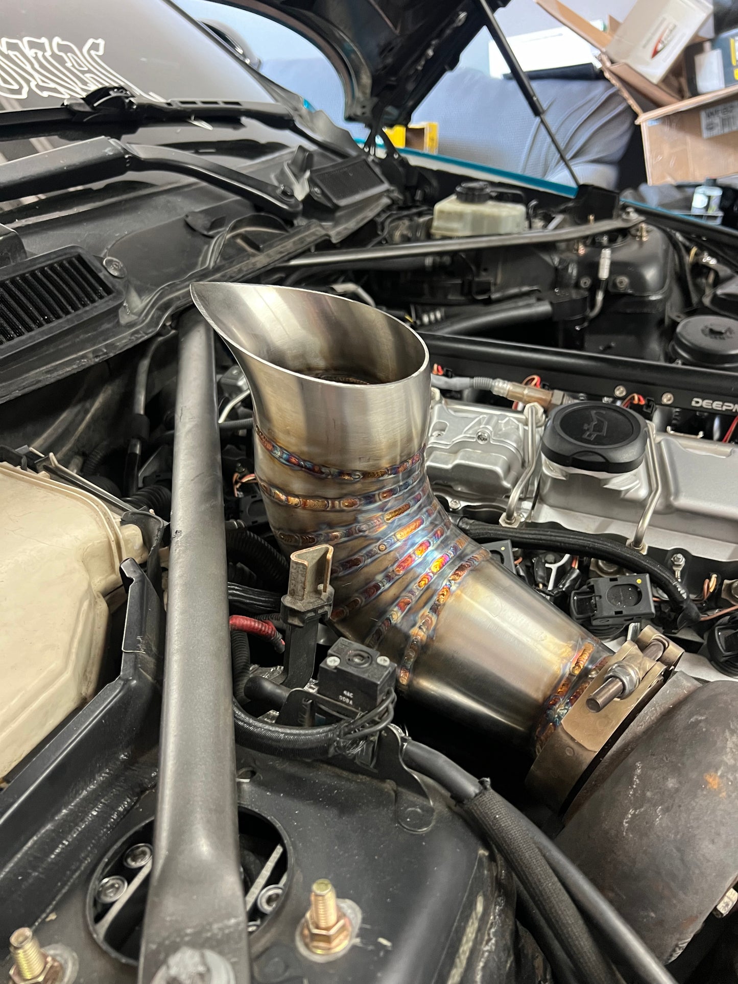 4” Hood Dump Exhaust (Teardrop) – BMW 335i (N54 Engine)