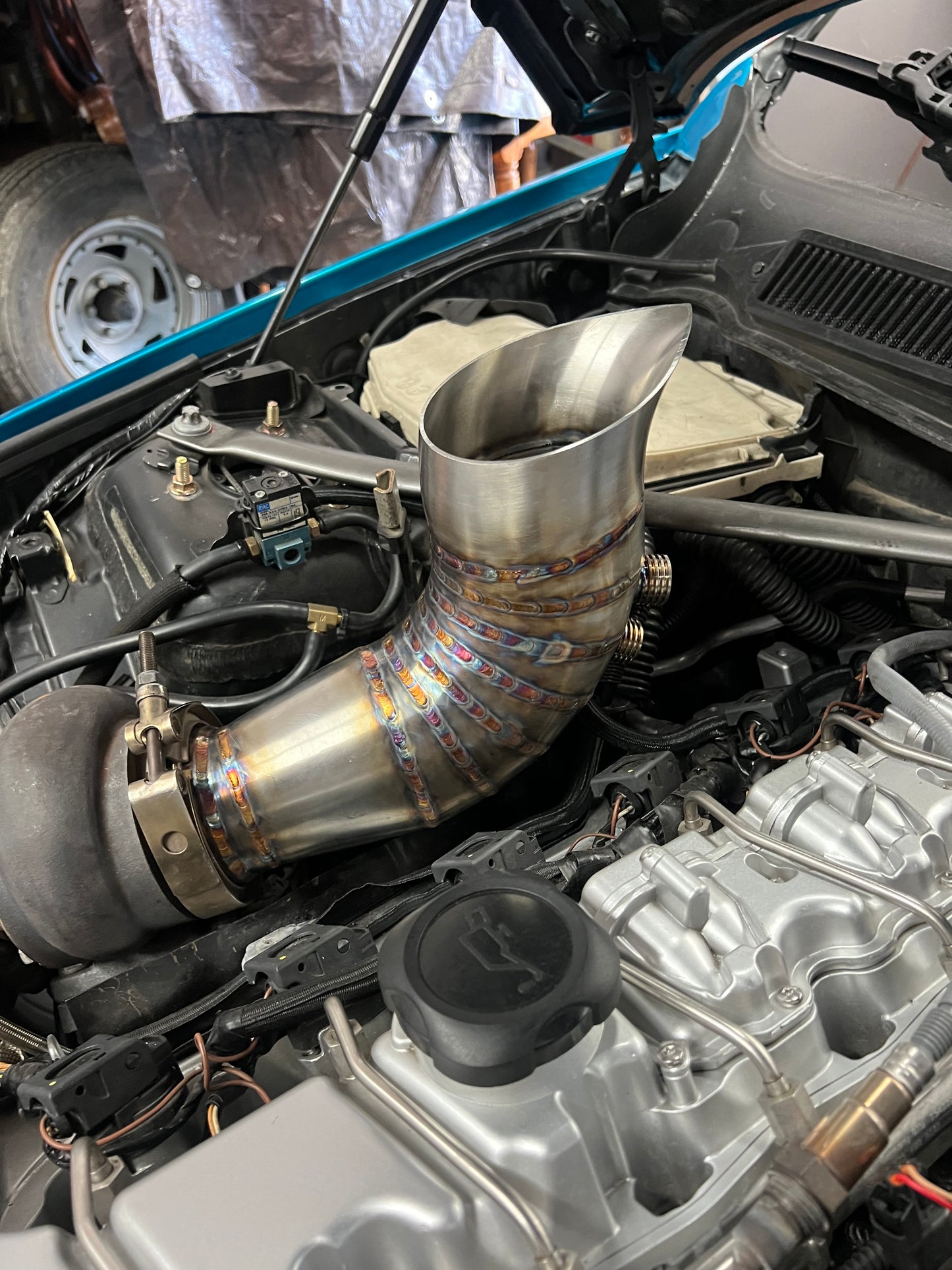 4” Hood Dump Exhaust (Teardrop) – BMW 335i (N54 Engine)