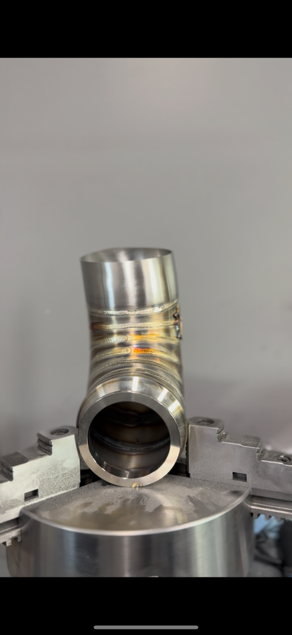 V2 4” Hood Dump Exhaust (Teardrop)-BMW 335i (N54 Engine)