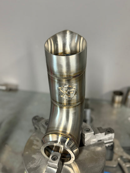 4” Hood Dump Exhaust (Teardrop) BMW M240i, BMW 340i, A90 Toyota Supra (B58 Engine)