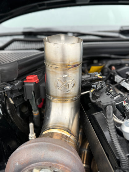 4” Hood Dump Exhaust (Teardrop) BMW M240i, BMW 340i, A90 Toyota Supra (B58 Engine)