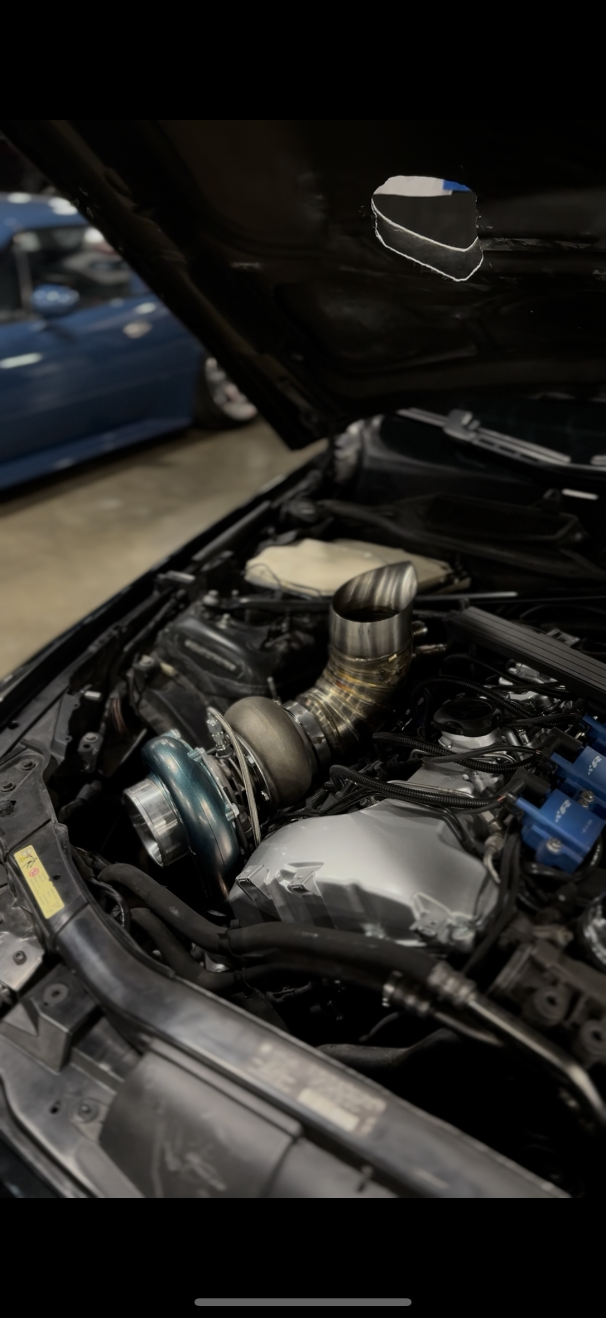 V2 4” Hood Dump Exhaust (Teardrop)-BMW 335i (N54 Engine)