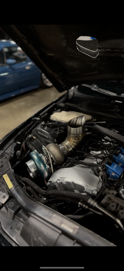 V2 4” Hood Dump Exhaust (Teardrop)-BMW 335i (N54 Engine)