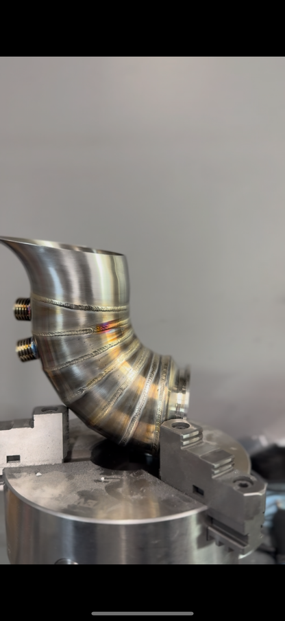 V2 4” Hood Dump Exhaust (Teardrop)-BMW 335i (N54 Engine)