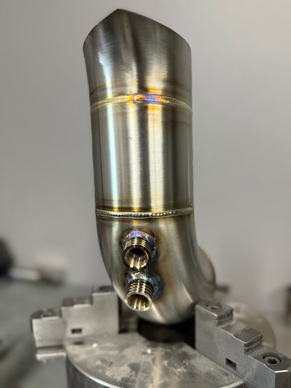 4” Hood Dump Exhaust (Teardrop) BMW M240i, BMW 340i, A90 Toyota Supra (B58 Engine)