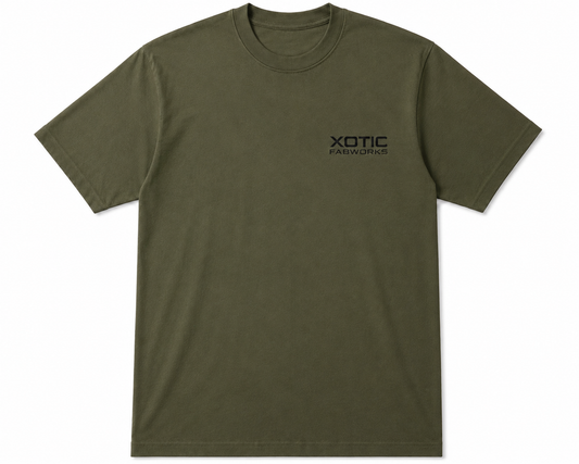 Xotic Classic Work Tee - Army Green