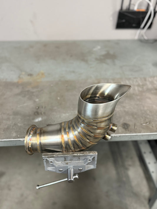 4” Hood Dump Exhaust (Teardrop)  – BMW 335i (N54 Engine)