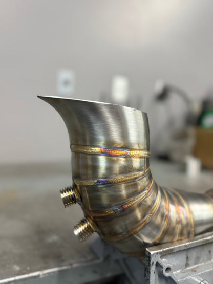 4” Hood Dump Exhaust (Teardrop)  – BMW 335i (N54 Engine)