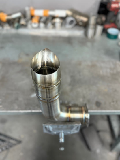 MK7 Golf R Teardrop Hood-Dump Exhaust