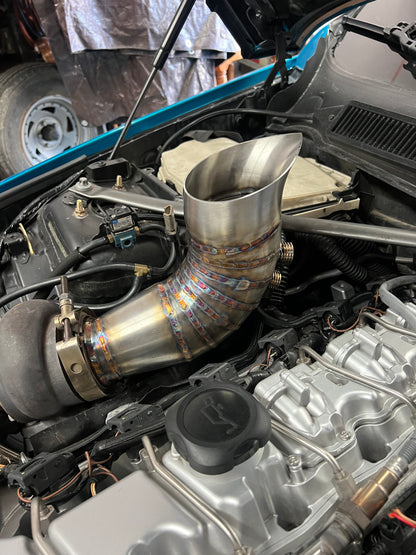 4” Hood Dump Exhaust (Teardrop)  – BMW 335i (N54 Engine)